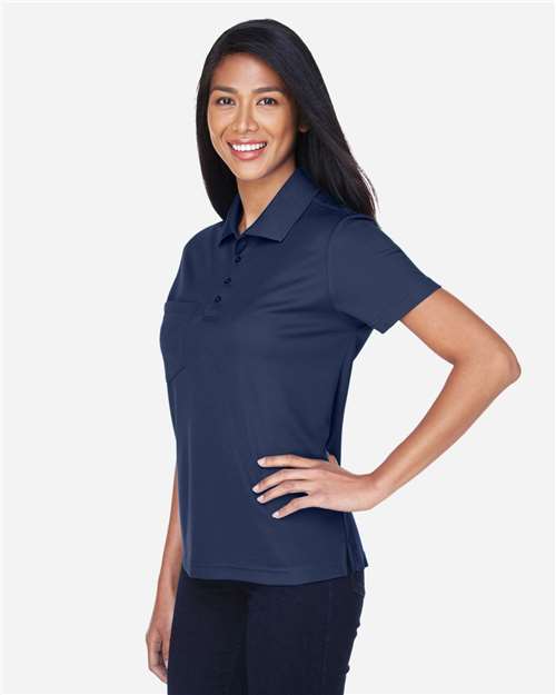Core365 Women's Origin Performance Piqué Polo with Pocket - 78181P Classic Navy