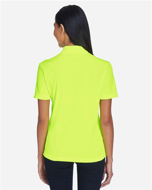 Core365 Women's Origin Performance Piqué Polo with Pocket - 78181P Safety Yellow