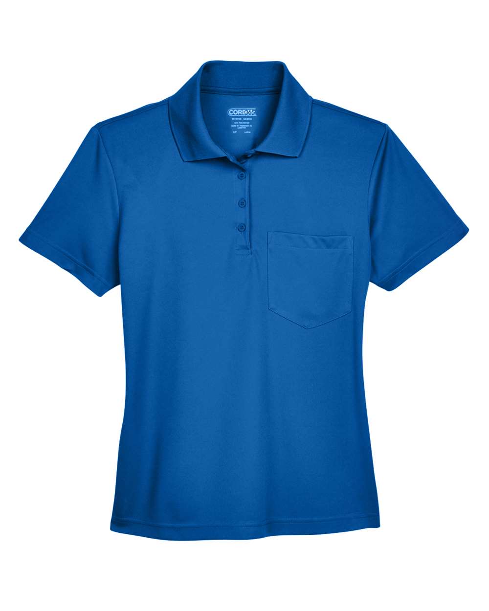 Core365 Women's Origin Performance Piqué Polo with Pocket - 78181P True Royal