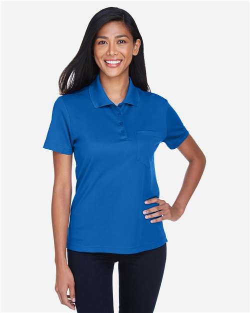 Core365 Women's Origin Performance Piqué Polo with Pocket - 78181P True Royal