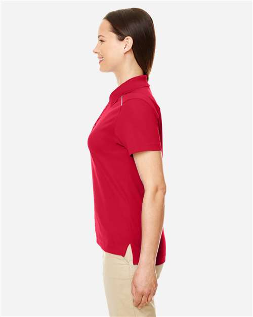 Core365 Women's Radiant Performance Piqué Polo with Reflective Piping - 78181R Classic Red