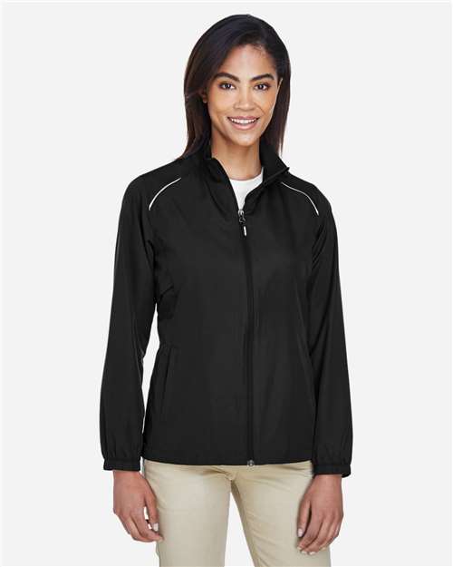Core365 Women's Techno Lite Motivate Unlined Lightweight Jacket - 78183 Black