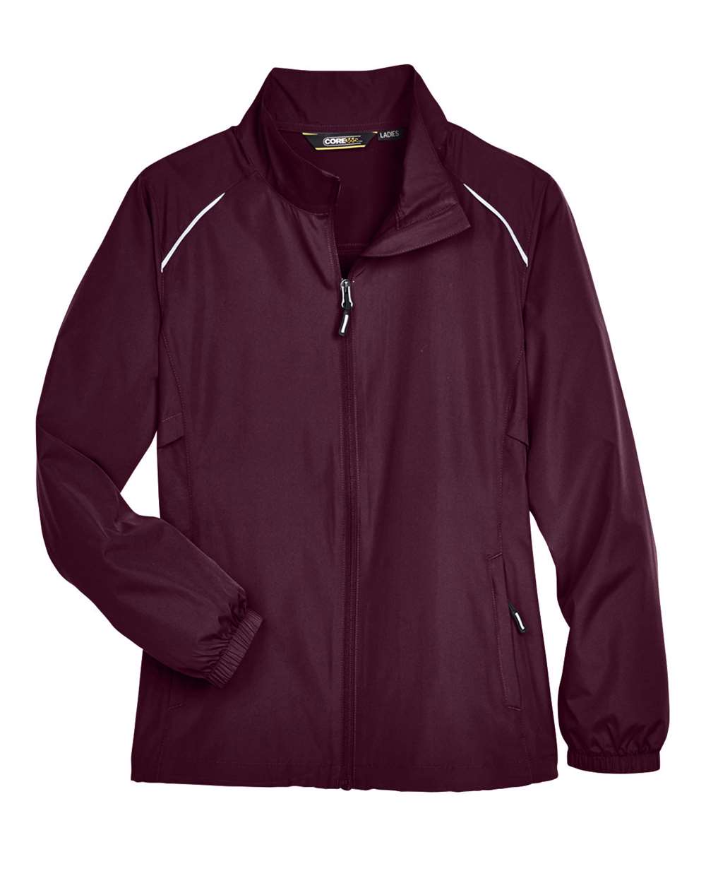 Core365 Women's Techno Lite Motivate Unlined Lightweight Jacket - 78183 Burgundy