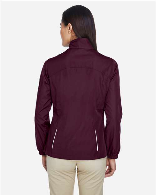 Core365 Women's Techno Lite Motivate Unlined Lightweight Jacket - 78183 Burgundy