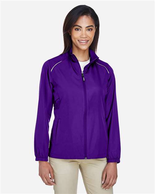 Core365 Women's Techno Lite Motivate Unlined Lightweight Jacket - 78183 Campus Purple