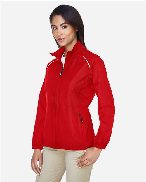 Core365 Women's Techno Lite Motivate Unlined Lightweight Jacket - 78183 Classic Red
