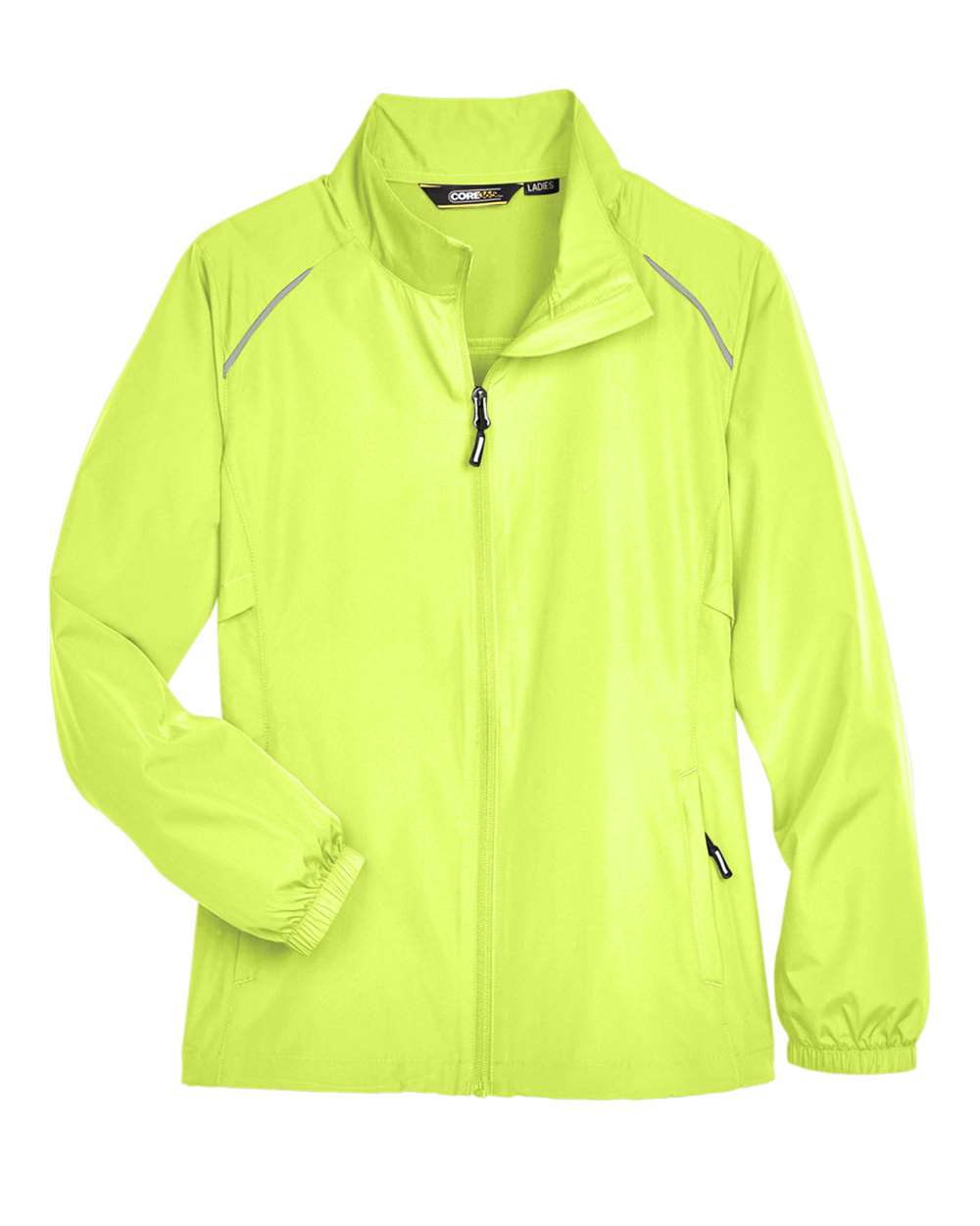 Core365 Women's Techno Lite Motivate Unlined Lightweight Jacket - 78183 Safety Yellow