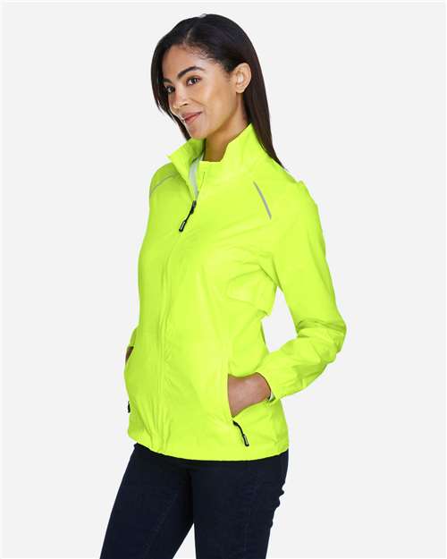 Core365 Women's Techno Lite Motivate Unlined Lightweight Jacket - 78183 Safety Yellow