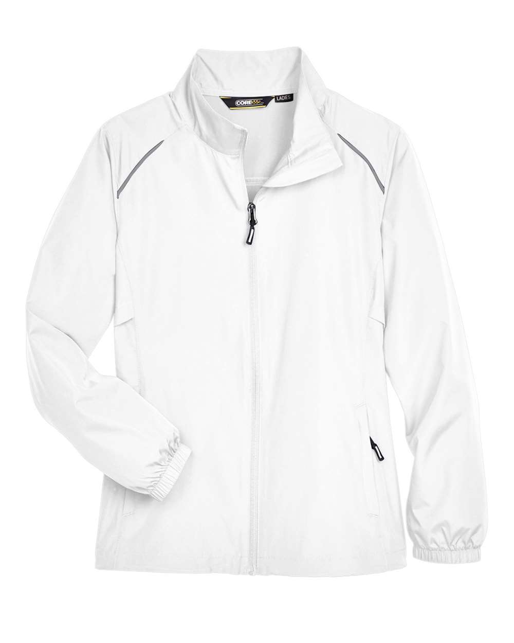 Core365 Women's Techno Lite Motivate Unlined Lightweight Jacket - 78183 White