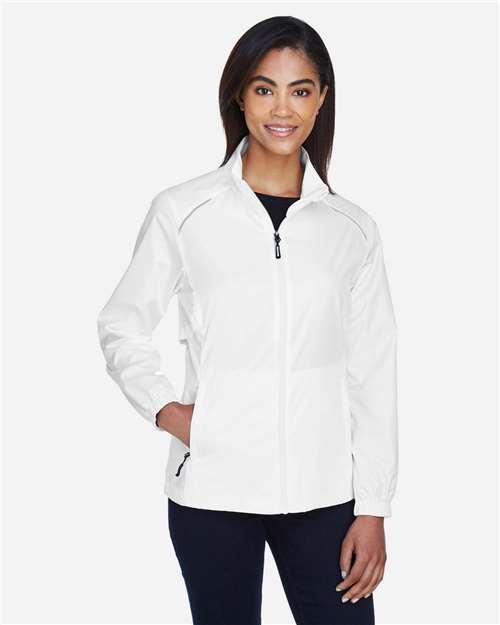 Core365 Women's Techno Lite Motivate Unlined Lightweight Jacket - 78183 White