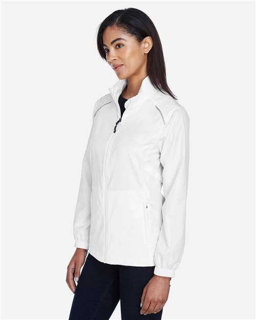Core365 Women's Techno Lite Motivate Unlined Lightweight Jacket - 78183 White