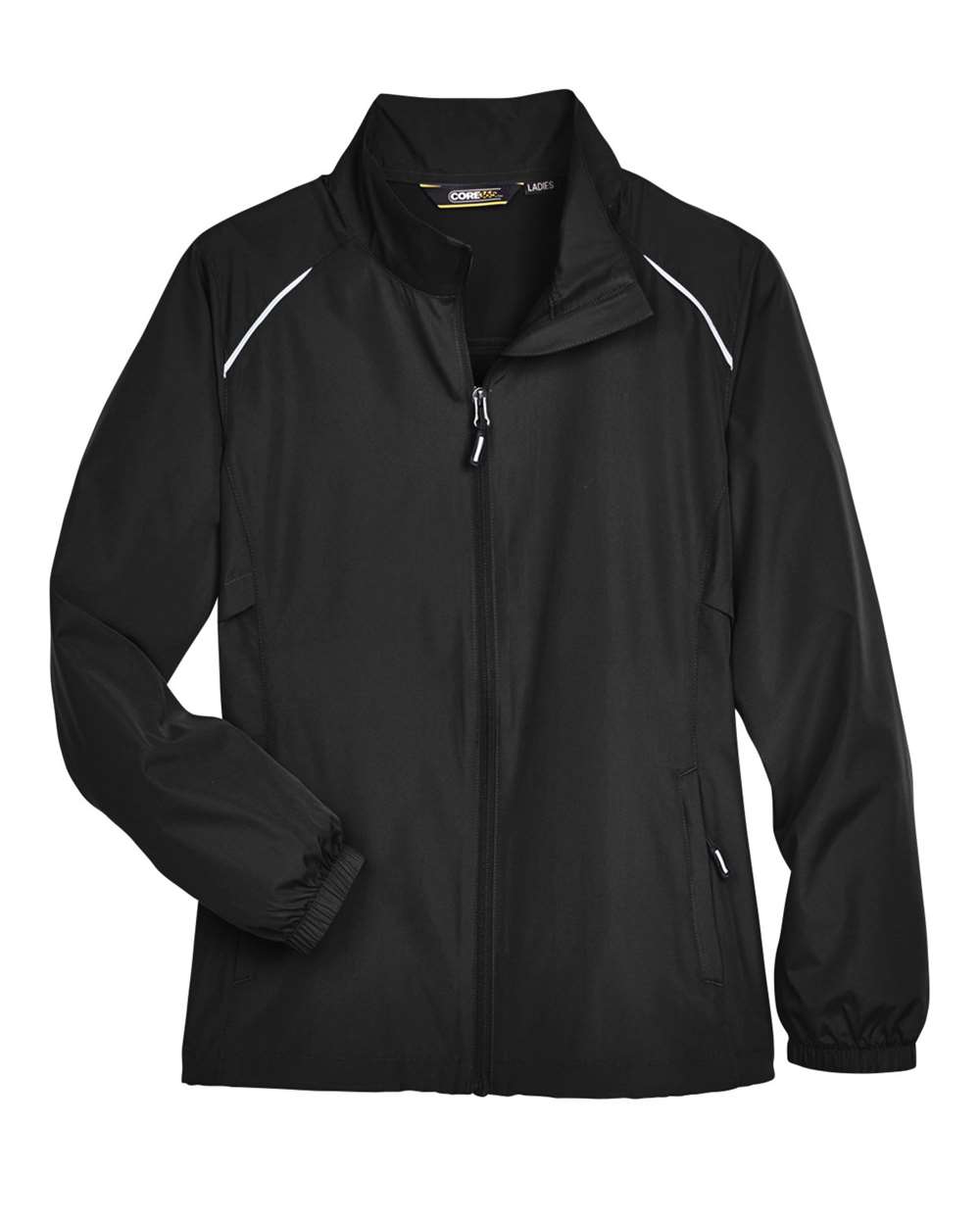 Core365 Women's Techno Lite Motivate Unlined Lightweight Jacket - 78183 Black