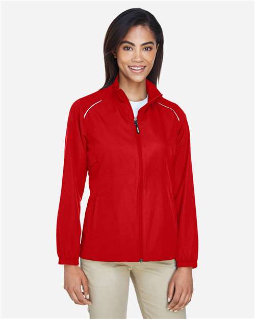 Core365 Women's Techno Lite Motivate Unlined Lightweight Jacket - 78183 Classic Red