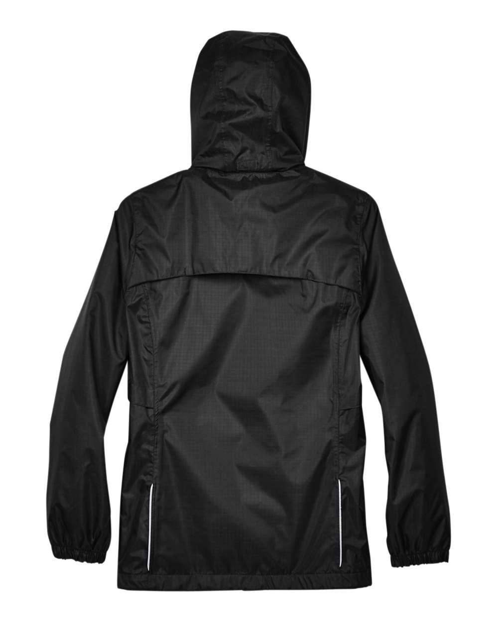 Core365 Women's Climate Seam-Sealed Lightweight Variegated Ripstop Jacket - 78185 Black
