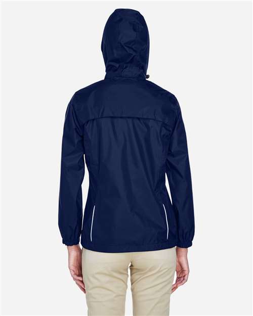 Core365 Women's Climate Seam-Sealed Lightweight Variegated Ripstop Jacket - 78185 Classic Navy