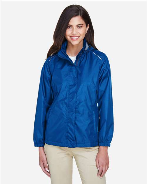 Core365 Women's Climate Seam-Sealed Lightweight Variegated Ripstop Jacket - 78185 True Royal
