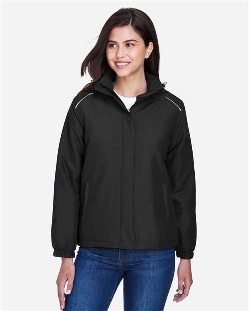 Core365 Women's Brisk Insulated Jacket - 78189 Black