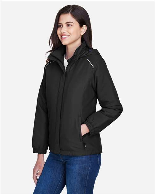 Core365 Women's Brisk Insulated Jacket - 78189 Black