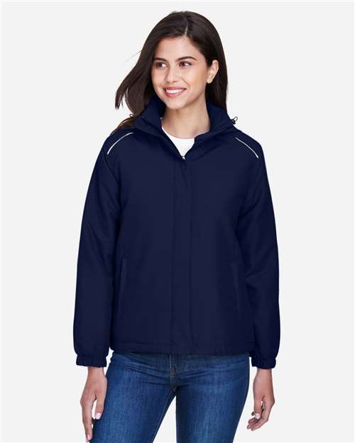 Core365 Women's Brisk Insulated Jacket - 78189 Classic Navy