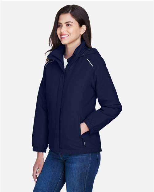 Core365 Women's Brisk Insulated Jacket - 78189 Classic Navy