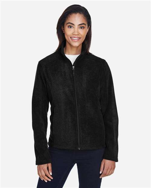 Core365 Women's Journey Fleece Jacket - 78190 Black