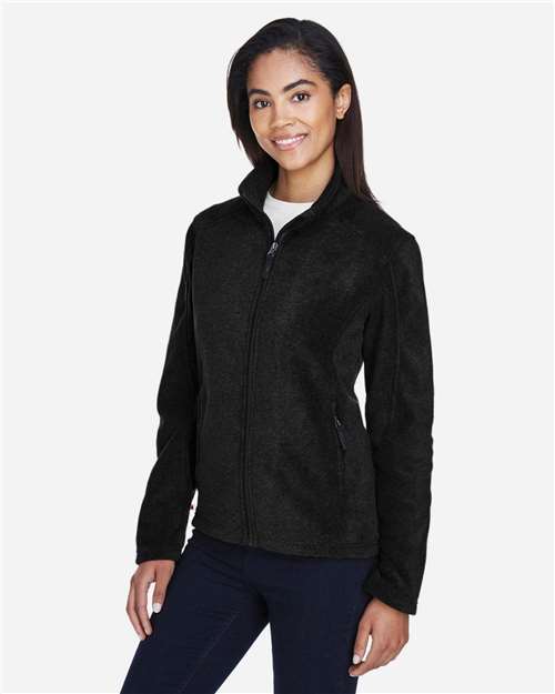 Core365 Women's Journey Fleece Jacket - 78190 Black