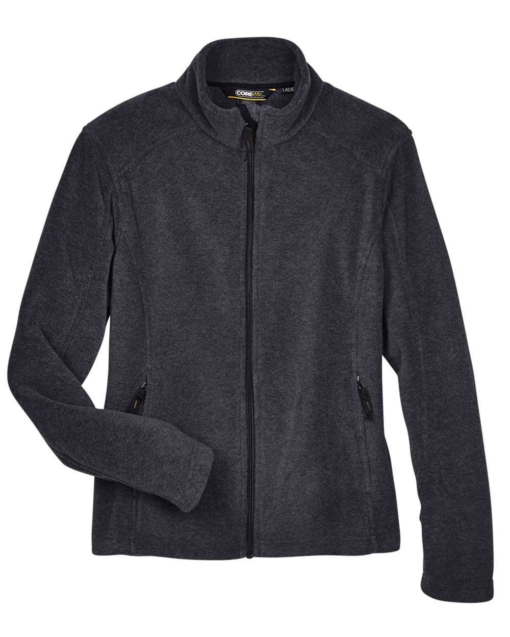 Core365 Women's Journey Fleece Jacket - 78190 Heather Charcoal