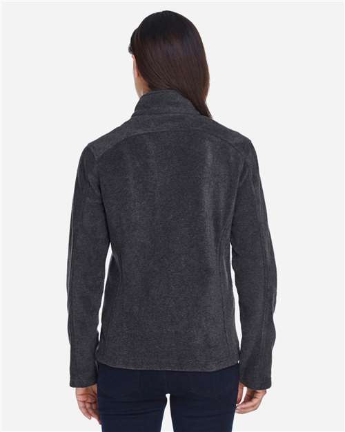 Core365 Women's Journey Fleece Jacket - 78190 Heather Charcoal