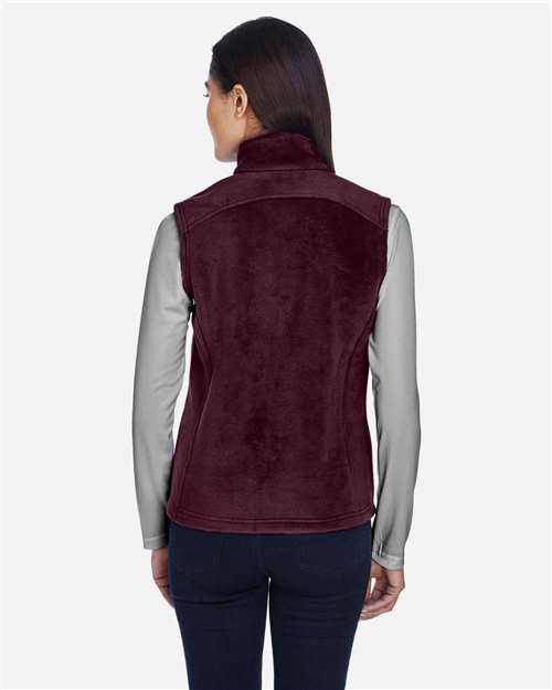 Core365 Women's Journey Fleece Vest - 78191 Burgundy