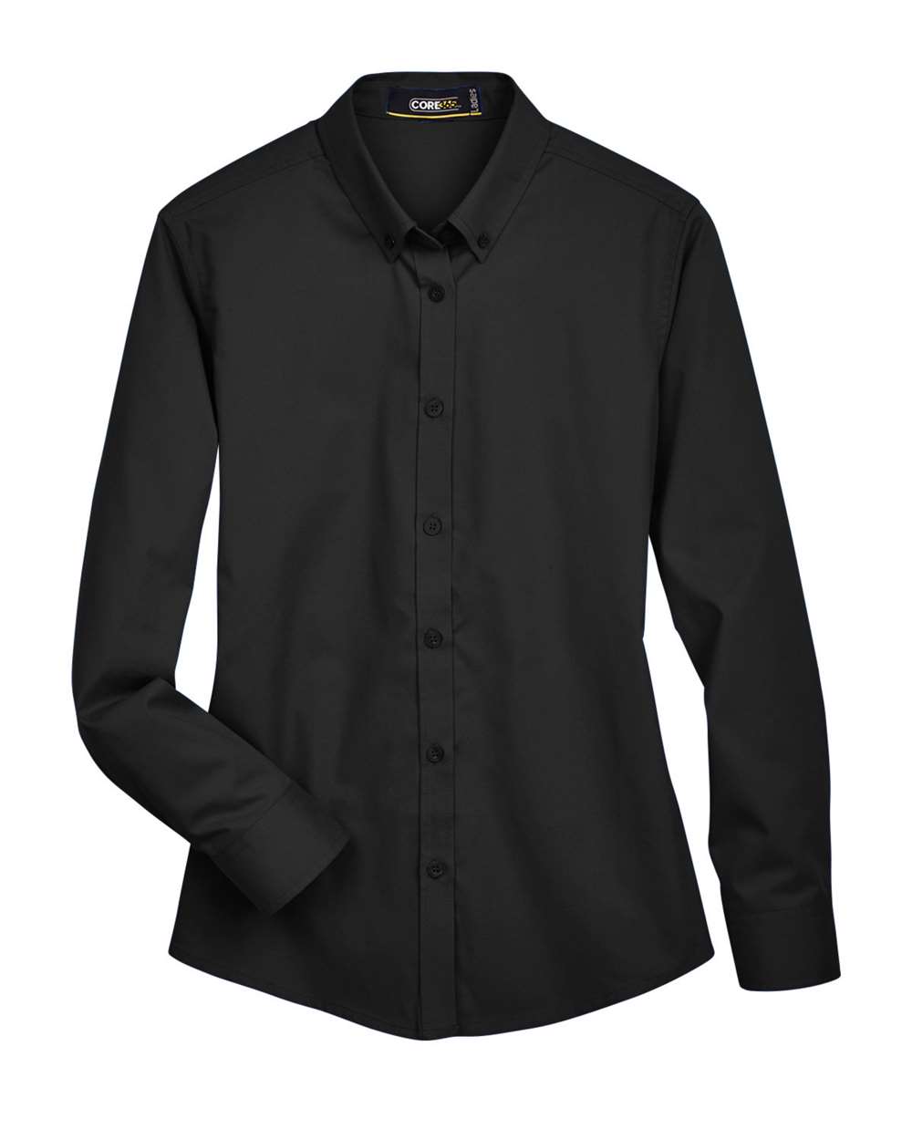 Core365 Women's Operate Twill Shirt - 78193 Black
