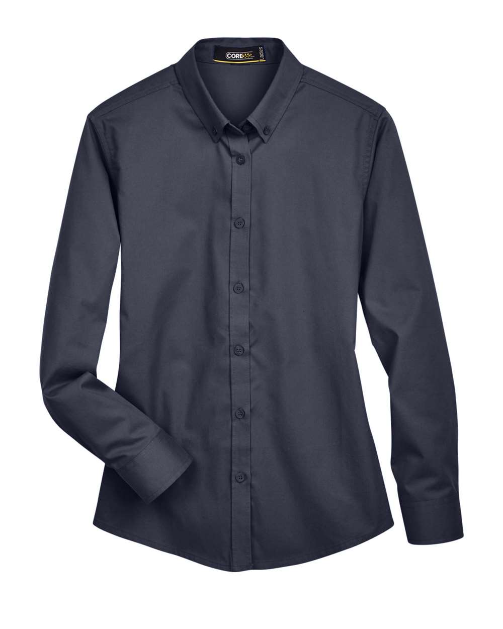 Core365 Women's Operate Twill Shirt - 78193 Carbon