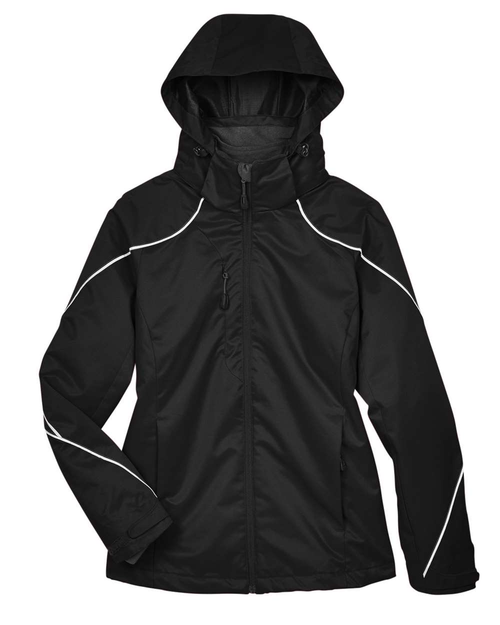 North End Women's Angle 3-in-1 Jacket with Bonded Fleece Liner - 78196 Black