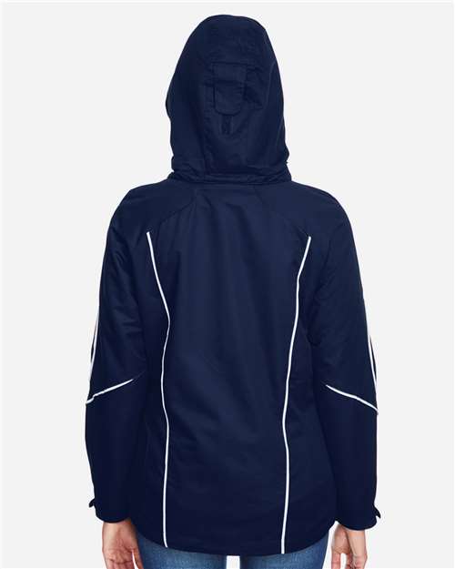 North End Women's Angle 3-in-1 Jacket with Bonded Fleece Liner - 78196 Night