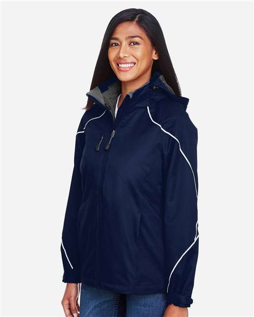 North End Women's Angle 3-in-1 Jacket with Bonded Fleece Liner - 78196 Night