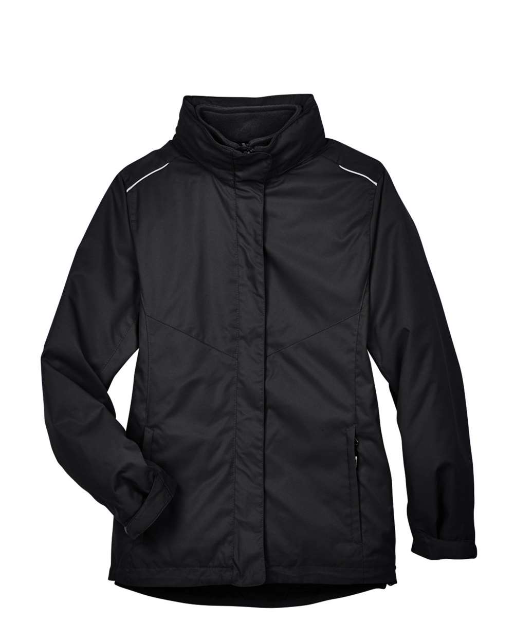 Core365 Women's 3-in-1 Jacket with Fleece Liner - 78205 Black