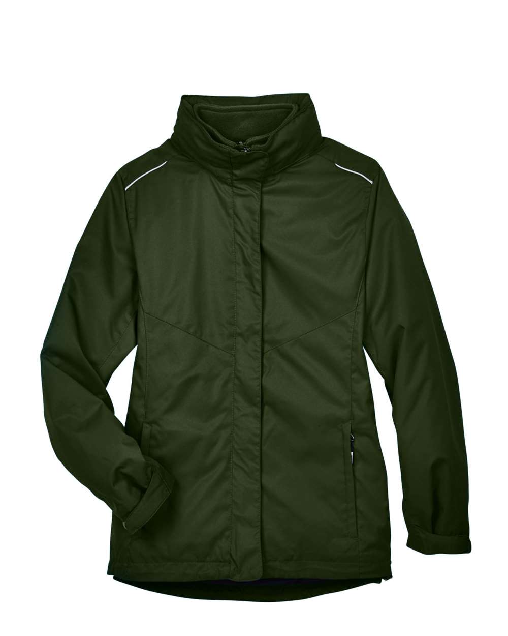 Core365 Women's 3-in-1 Jacket with Fleece Liner - 78205 Forest