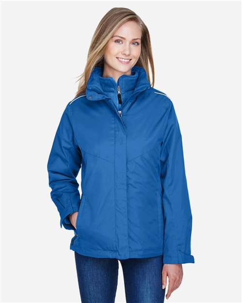 Core365 Women's 3-in-1 Jacket with Fleece Liner - 78205 True Royal