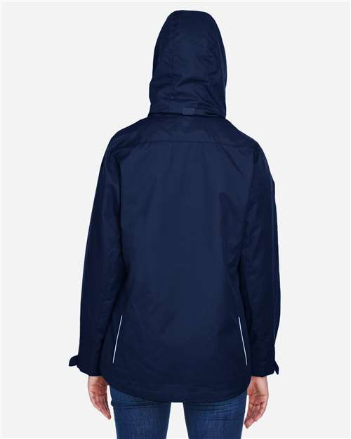 Core365 Women's 3-in-1 Jacket with Fleece Liner - 78205 Classic Navy