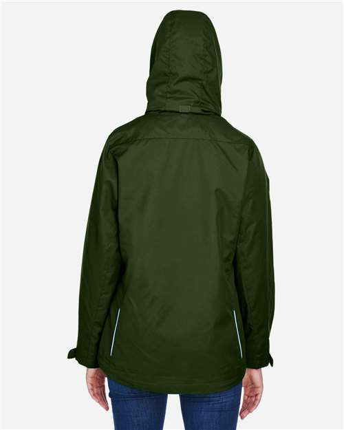 Core365 Women's 3-in-1 Jacket with Fleece Liner - 78205 Forest