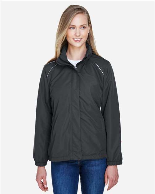 Core365 Women's Profile Fleece-Lined All-Season Jacket - 78224 Carbon