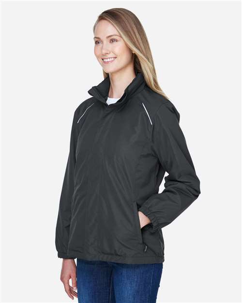 Core365 Women's Profile Fleece-Lined All-Season Jacket - 78224 Carbon