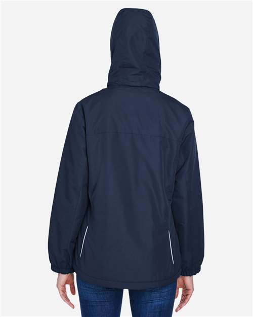 Core365 Women's Profile Fleece-Lined All-Season Jacket - 78224 Classic Navy