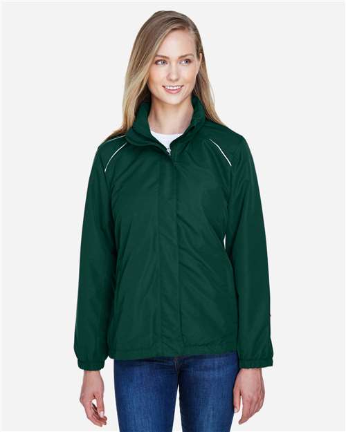 Core365 Women's Profile Fleece-Lined All-Season Jacket - 78224 Forest