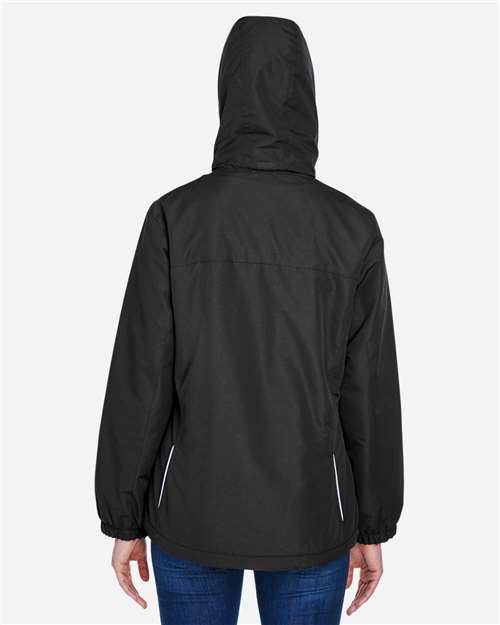 Core365 Women's Profile Fleece-Lined All-Season Jacket - 78224 Black