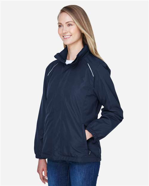 Core365 Women's Profile Fleece-Lined All-Season Jacket - 78224 Classic Navy