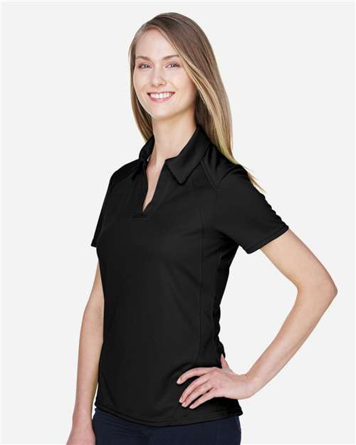 North End Women's Recycled Polyester Performance Pique Polo - 78632 Black