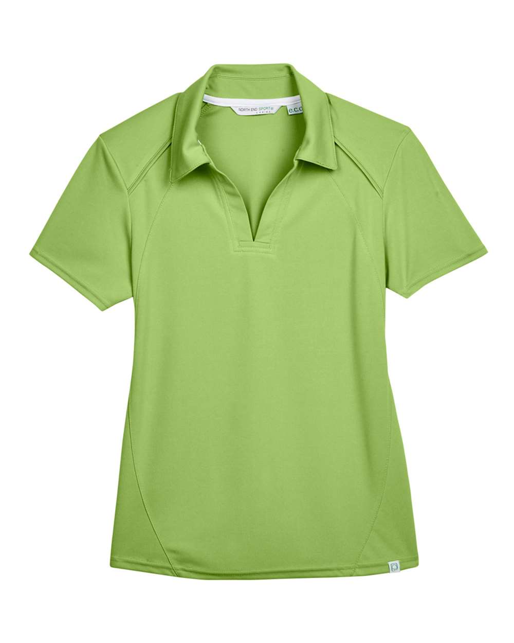 North End Women's Recycled Polyester Performance Pique Polo - 78632 Cactus Green