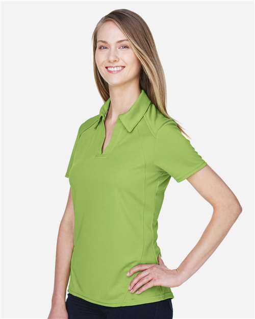 North End Women's Recycled Polyester Performance Pique Polo - 78632 Cactus Green