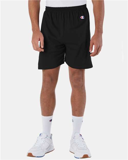 Champion Unisex Cotton Gym Shorts - 8187 Black