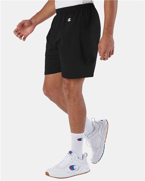 Champion Unisex Cotton Gym Shorts - 8187 Black